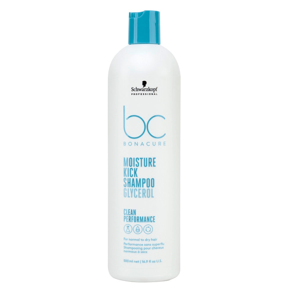 Schwarzkopf BC Moisture Kick Shampoo 500 ml + Spray Conditioner 400 ml + Kosmetiktasche