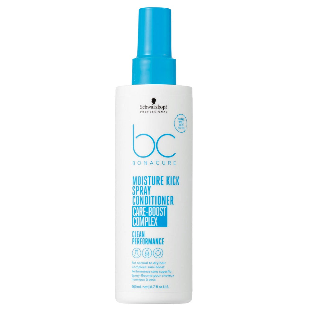Schwarzkopf BC Moisture Kick Shampoo 500 ml + Spray Conditioner 400 ml + Kosmetiktasche