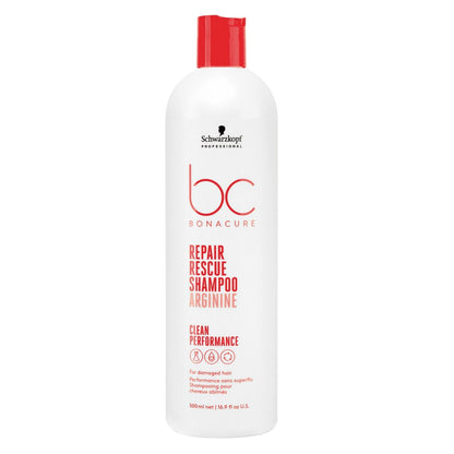 Schwarzkopf BC Repair Rescue Shampoo 500 ml + Spray Conditioner 400 ml + Kosmetiktasche