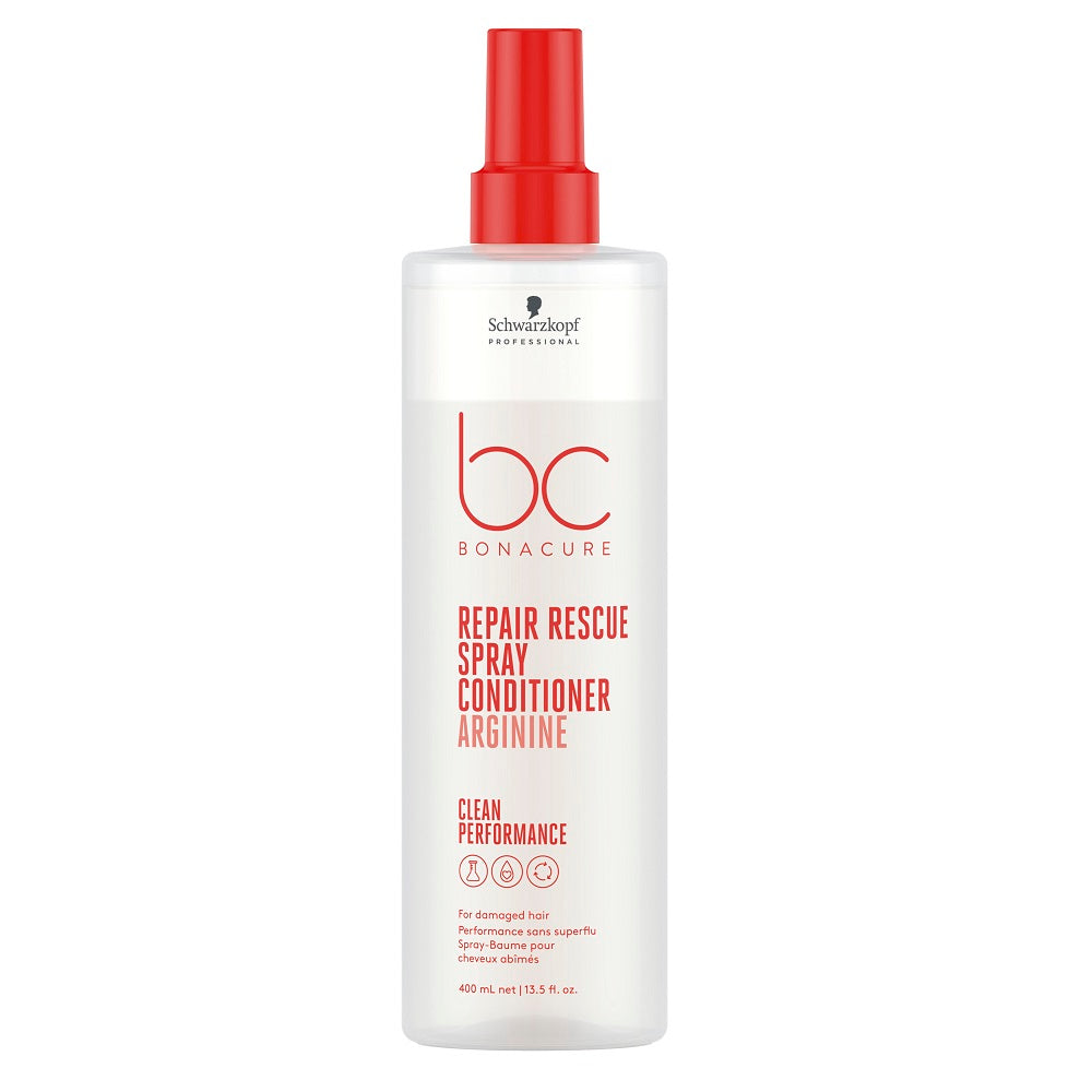 Schwarzkopf BC Repair Rescue Shampoo 500 ml + Spray Conditioner 400 ml + Kosmetiktasche