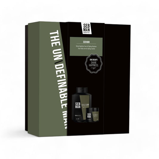 Sebastian SebMan Xmas Duo Box - Multitasker 3in1 Shampoo 250 ml + Sculptor 75 ml