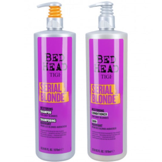 Tigi Bed Head Serial Blonde Duo - Shampoo 970 ml + Conditioner 970 ml