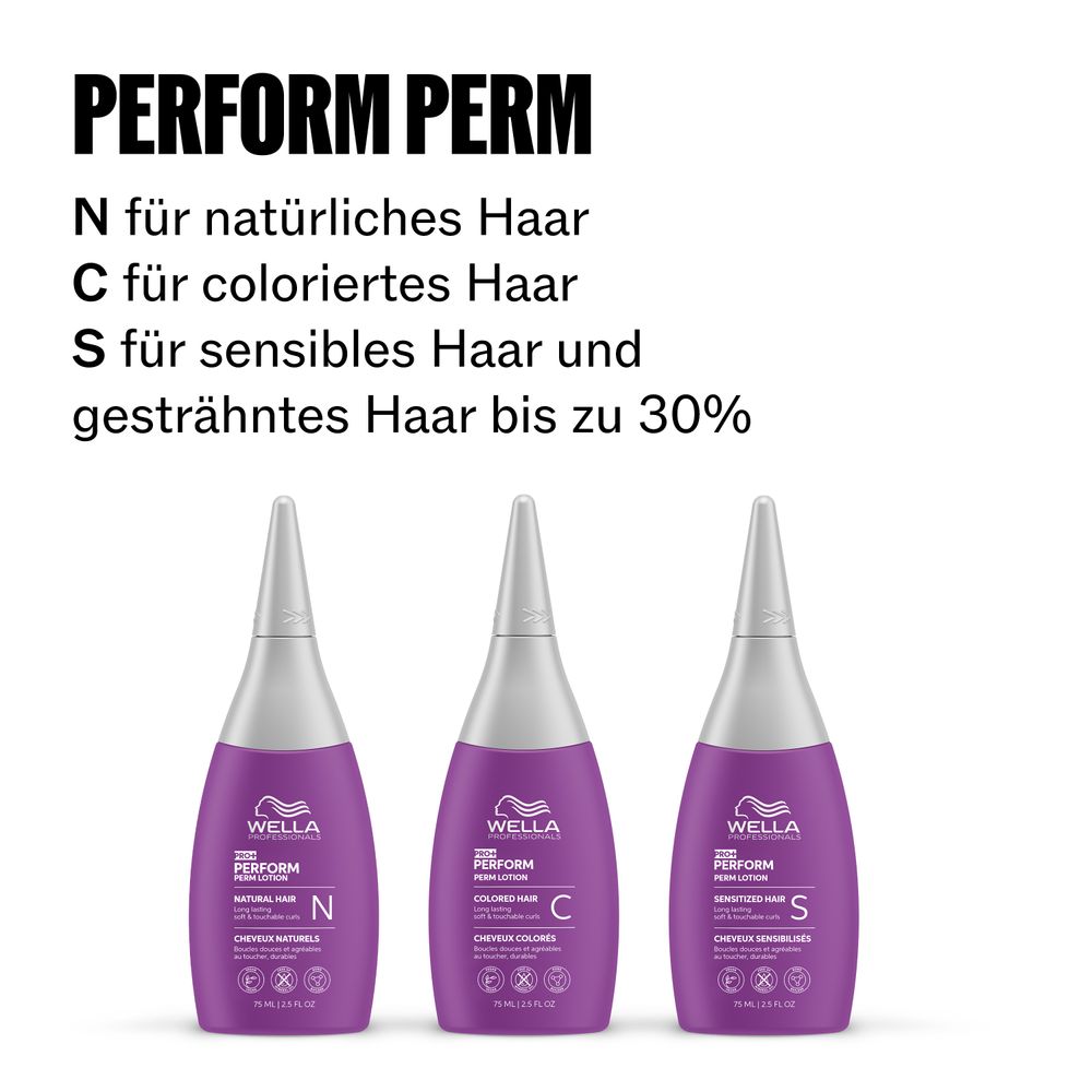 Wella Professionals Pro+ Perform Perm Lotion N 75 ml - für normales Haar