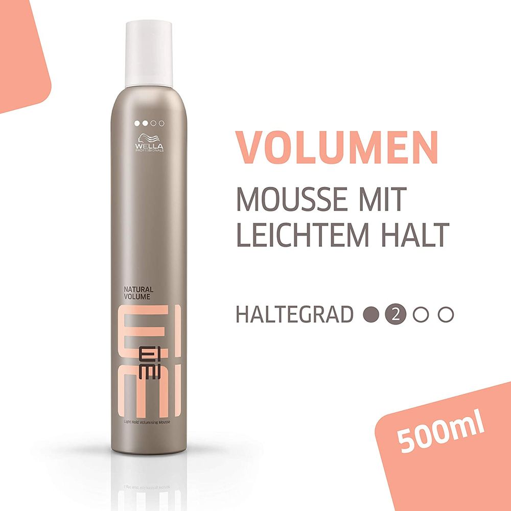 Wella EIMI Natural Volume 500ml - mousse volume tenue légère