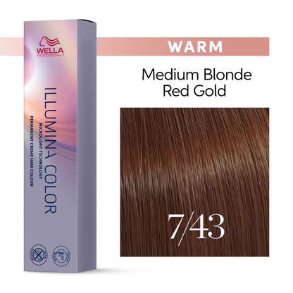 7/43 mittelblond rot-gold