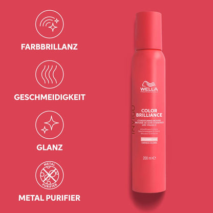 Wella Professionals Color Brilliance Leave-In Vitamin Conditioning Mousse 200 ml