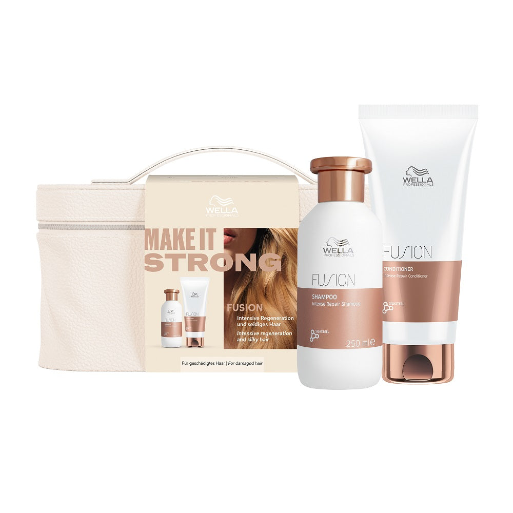 Wella Professionals Fusion Intense Repair Geschenkset - Shampoo 250 ml + Conditioner 200 ml