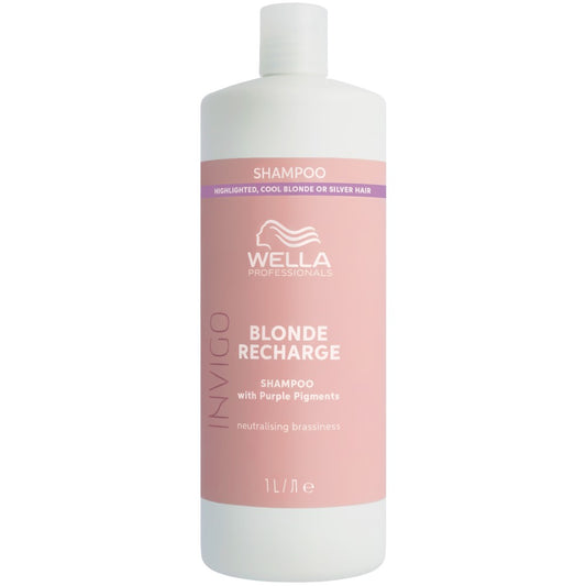 Wella Professionals Invigo Blond Recharge Shampoo 1000 ml - NEU