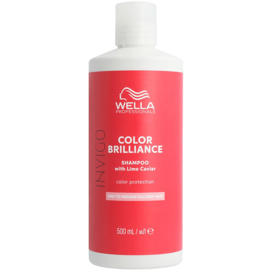 Wella Professionals Invigo Color Brilliance Shampoo Fine 500 ml - NEU