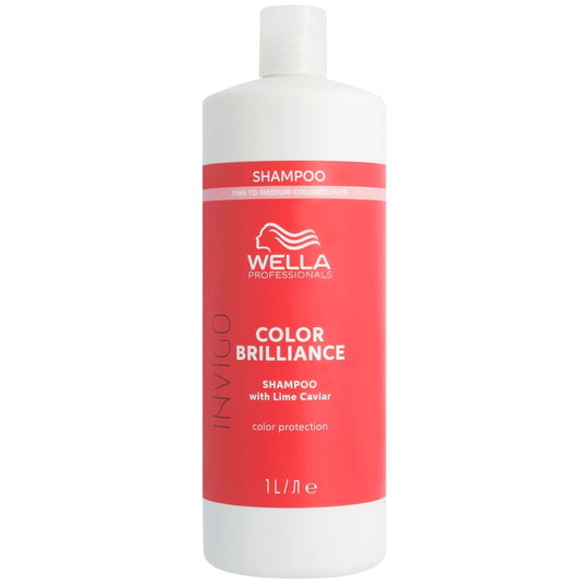 Wella Professionals Invigo Color Brilliance Shampoo Fine 1000 ml - NEU