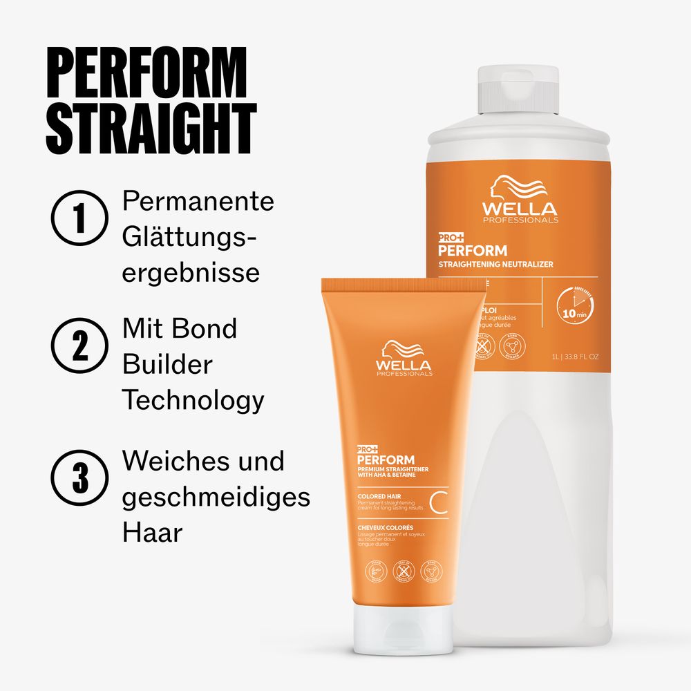 Wella Professionals Pro+ Perform Straightener S 200 ml - für starkes, widerspenstiges Haar
