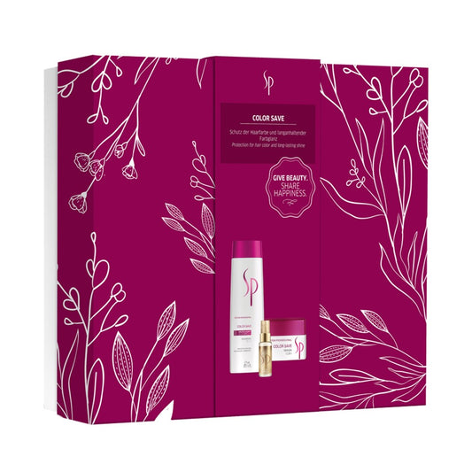 Wella SP System Professional Color Save Gift Box - Shampoo 250 ml + Mask 200 ml + Luxe Oil 30 ml