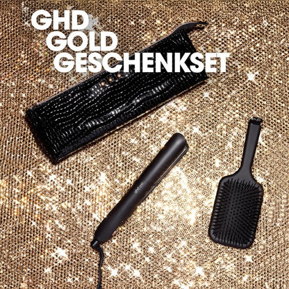 ghd Cherry Chic Gold Styler Geschenkset inkl. Paddle Brush & Hitzeschutztasche