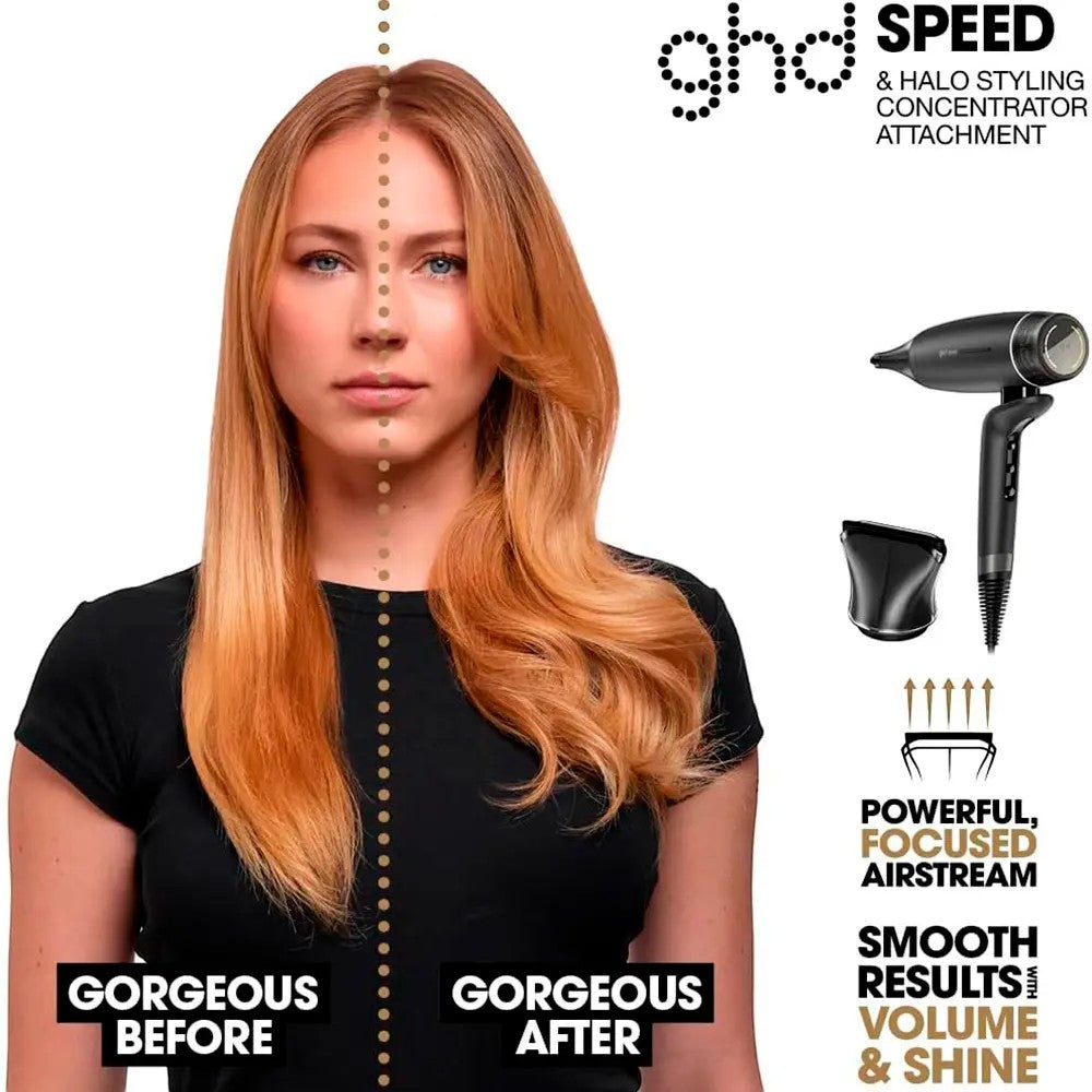 ghd Speed Haartrockner Silberweiß