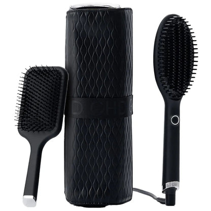 ghd glide Hot Brush - Gift Set - including Paddle Brush + Bag