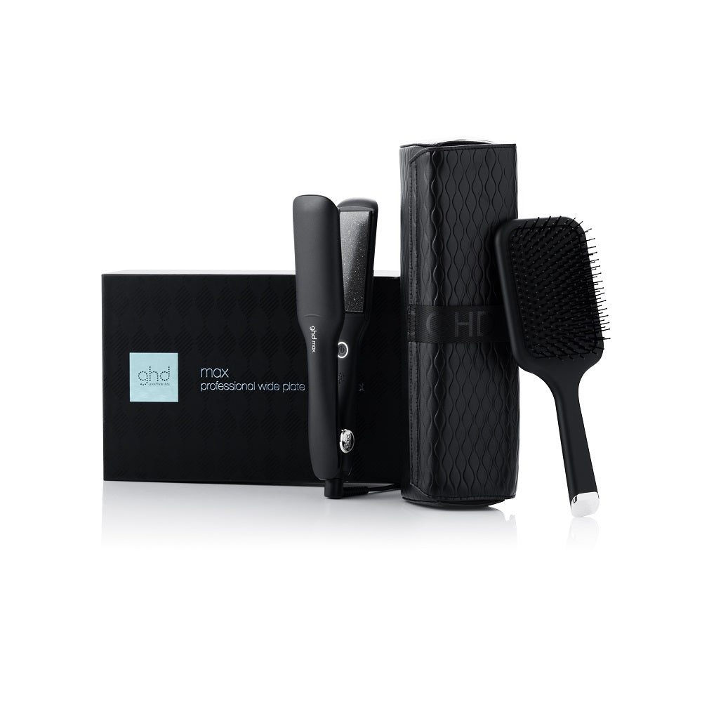 ghd max Styler - Geschenkset - inklusive Paddle Brush + Tasche