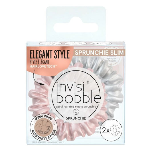 Invisibobble SPRUNCHIE SLIM Bella Chrome